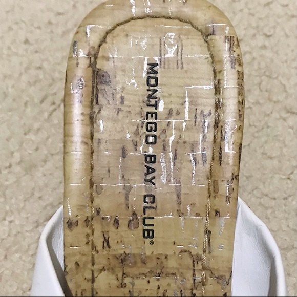 🔥MONTEGO BAY CLUB EUC SUPER CUTE WHITE SMALL WEDGE/WILL GO WITH ANYTHING!!! - Picture 8 of 10